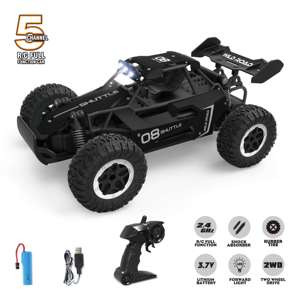 KYK รถดริฟท์1:16 RC, รถดริฟท์แข่งรถออฟโรดความเร็วสูง20กม./ชม. พร้อมรถดริฟท์ RC ป้องกันการชน - Product Image 2