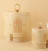 Boîte cylindrique écologique artisanale recyclable pour parfum et huile essentielle, emballage en tube de papier kraft biodégradable