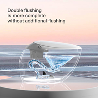 Toilette intelligente de luxe Oeuf salle de bain articles sanitaires toilette montée au sol en céramique prix Wc couleur ivoire toilettes céramique intelligente Sm