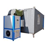 Unité de Traitement d'Air Automatique (UTA) avec Moteur de Ventilateur AC, Pompe PLC, pour Contrôle Climatique Agricole sur Pied, incluant la Température, le CO2, l'Humidité, la Lumière, etc.