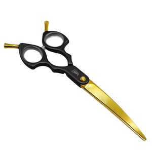 Maclura Professional Pet <b>Scissors</b> Curved & Upturned Design Stainless Steel <b>Dog</b> Grooming Tools 6.5 Inch - Product Image 1