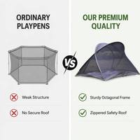 Luxuriöses tragbares offenes Moskitonetz-Zelt im Klappbett-Design mit zwei Schlafzimmern für Sommer-Camping im Freien aus Baumwoll-Canvas
