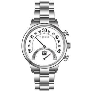 Reloj Mecánico con Movimiento Especializado, Estructura de Reloj con Caja de Engranajes, Reloj de Pulsera Multifunción Resistente al Agua - Product Image 4