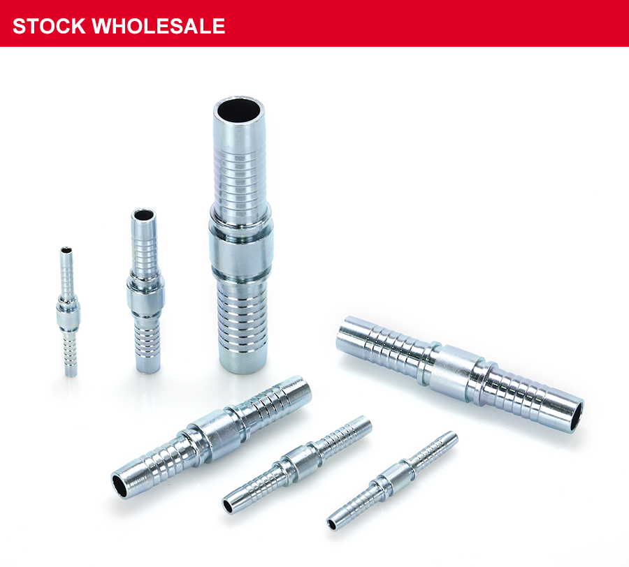 13012 Hose Pipe Fitting Hydraulic Joint Male Threaded Nipple Connector