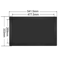 Monitor LCD Industri 21.5 Inci VGA DVI 1920*1080 TFT Layar Terintegrasi Casing Logam OEM ODM