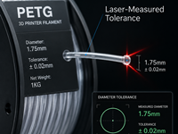 Filamento PETG para Impresora 3D Jingge, 1.75mm, Bobina Estándar, Venta al por Mayor para Bambu Lab, Creality, Prusa