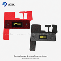 JUEXUAN Radlader-Kabinen-Teppich Fußmatte Fußpolster für Doosan DX55/DX60W-9C/Eco Modelle 6 Monate Garantie Ersatzteile