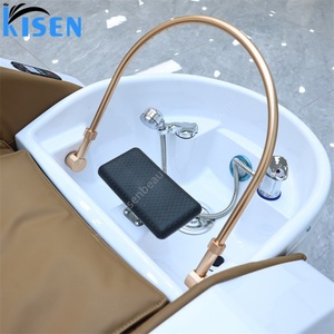 เก้าอี้นวดสระผมไฟฟ้าอัจฉริยะ KISEN Modern Salon Barbershop พร้อมอ่างอะคริลิคสำหรับสระผม - Product Image 6