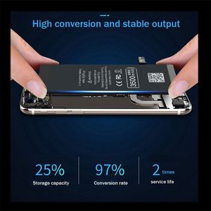 איכות oem סוללה חלופית מעולה עבור iPhone 6-16 פרו מקסימום 100% בריא עם זמן ריצה במלאי - Product Image 2