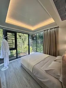 Design moderno casa prefabbricata contenitore in acciaio spazio Extra sopra il Garage per le città piccole città efficienti terra roulotte - Product Image 6