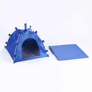 Venta al por mayor pequeño tipi redondo para mascotas moderno plegable corralito para mascotas con patrón Animal cama impermeable para perros para acampar para Gatos Perros - Product Image 6