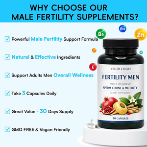 Kapsul Kesuburan Pria Alami, Pendukung Energi, Suplemen Nutrisi, Formula 16-in-1, Kapsul Pendukung Kesuburan Pria - Product Image 6