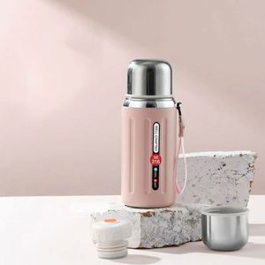 Net Red <b>Large</b> Capacity 316 Stainless Steel Insulation <b>Cup</b> Portable Female Student Water <b>Cup</b> Classic Design Vacuum Bottle Type - Product Image 2