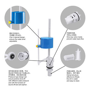 T1202 صمام تعبئة مرحاض بلاستيكي قابل للتعديل بسعر منخفض لاستخدام الحمام - Product Image 5