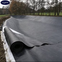 Liner d'étanchéité EPDM de qualité industrielle, feuille de caoutchouc flexible anti-infiltration pour applications multiples