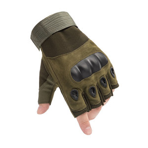 Gants tactiques demi-doigts en polyester et coton pour moto, chasse, sports de plein air et cyclisme – Collection 2026 (Vente en gros) - Product Image 2
