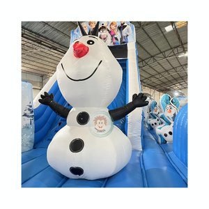 Castillo Inflable con Tobogán <span class=keywords><strong>de</strong></span> Dibujos Animados <span class=keywords><strong>Frozen</strong></span>, Parque Infantil Inflable Comercial - Product Image 4