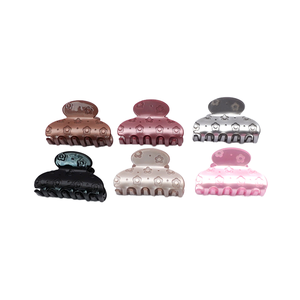 Pinza de Pelo de Acetato de Dos Tonos, Ecológica y Duradera, de Alta Calidad, Accesorio de Moda para el Cabello de Uso Diario para Mujeres - Product Image 1