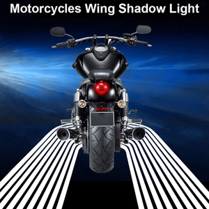 <span class=keywords><strong>Moto</strong></span> auto universale ali d'angelo LED luci di benvenuto porta motore proiettore di cortesia luce pozzanghera 12V bianco/rosso/blu/RGB - Product Image 2