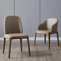 Chaise de salle à manger nordique moderne pour banquets d'hôtel, chaise de café et de restaurant rembourrée en tissu, structure en bois de chêne naturel – Caractéristiques clés