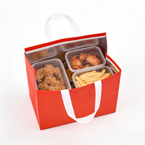 กระเป๋าเก็บความเย็นแบบผ้าแคนวาสพิมพ์โลโก้ได้ ขนาด 24 ลิตร กันน้ำ เก็บอุณหภูมิได้ พร้อมซิปปิด สำหรับปิกนิกและการเดินทาง - Product Image 6