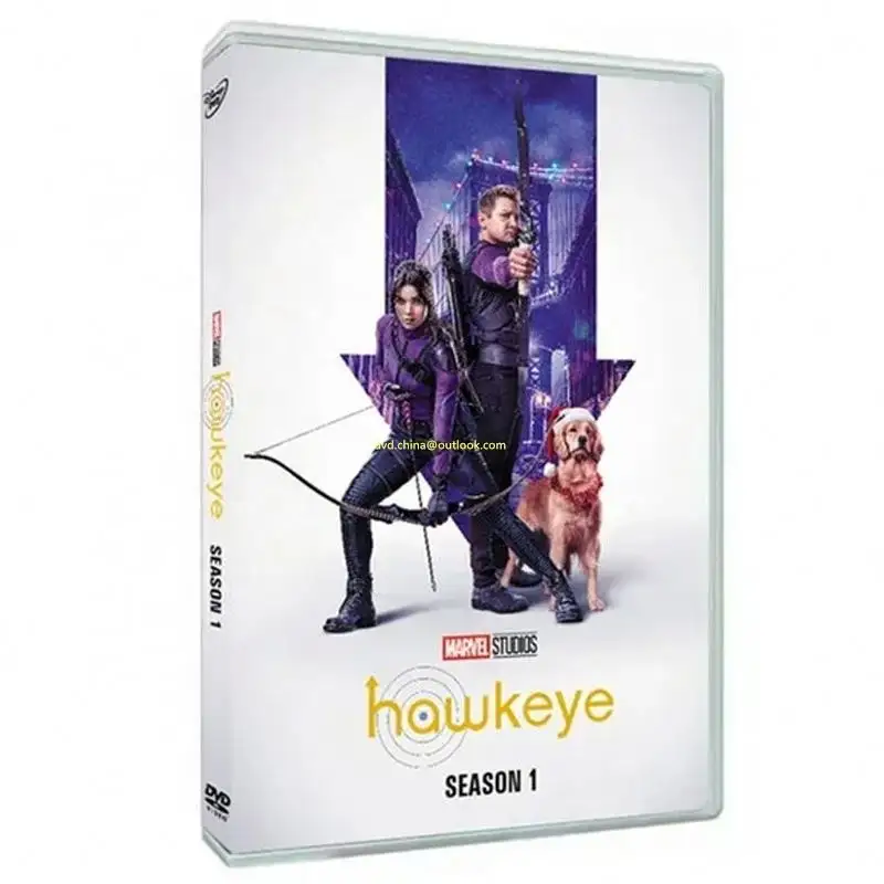 Hawkeye Staffel 1 Film DVD 3-Disc-Box-Set Fernsehserie Fabrik Großhandel Disk-Hersteller Duplikationsdruck Fabriklieferung