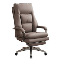 Chaise de direction au design moderne et minimaliste, réglable en hauteur, confortable pour de longues heures de travail ; chaise ergonomique