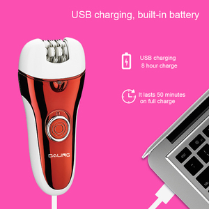 Épilateur électrique pour femmes, fil sans poils, outils de rasage, sécurité pour dames, batterie rechargeable - Product Image 4