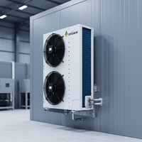 Un ensemble d'évaporateurs pour l'unité de condensation refroidie par air dans les compartiments réfrigérateur et congélateur ; compresseur scroll Emerson