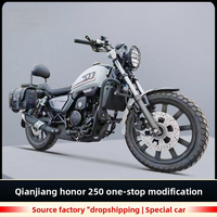 Pare-carters de protection moteur pour motos Qianjiang QJ 250, neufs, pour modèles 250-2H