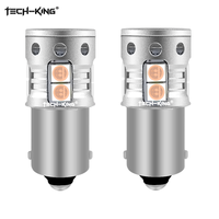 Ampoules LED 12V-36V Blanches Bleues Jaunes BA9S T11 T4W 3030 9 LED pour Feux de Position Arrière de Voiture et Feux de Recul Sans Erreur 6000K