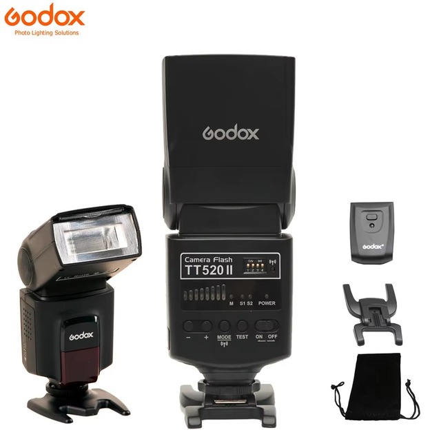 Godox TT520II Camera Flash Lights Dsrl Speedlight for Nikon Pentax Olympus Fujifilm