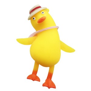 Jouet Squishy Canard Mignon pour Sac à Dos, Jouet de Décompression Rempli de Farine de Sable, Cadeau de Bureau avec Boîte Transparente - Product Image 4