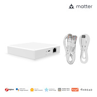 Passerelle intelligente ChuYun 2025 moderne compatible Tuya Matter Thread Zigbee, contrôle vocal, hub Wifi, pont pour maison intelligente