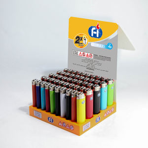 Encendedor de gas butano recargable de plástico clásico J <span class=keywords><strong>Max</strong></span>, tamaño grande, desechable, personalizado al por mayor, de fábrica OEM con 30 años de experiencia para cigarrillos - Product Image 1