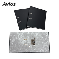 Carpeta Archivadora de Palanca A4 Negra Personalizada de 2 Pulgadas al por Mayor para Almacenamiento de Documentos
