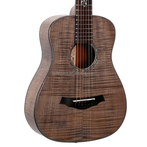 Professional 34-Inch Solid Maple Acoustic Guitar with 6 <b>Strings</b> Gloss Made in China - Product Image 2