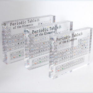 Adorno de la tabla periódica de acrílico con luz LED, regalo educativo de química para decoraciones escolares - Product Image 3