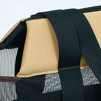 Mochila de malla para perros, plegable, de gran capacidad, transpirable, ligera, portátil, para viajes, tamaño pequeño