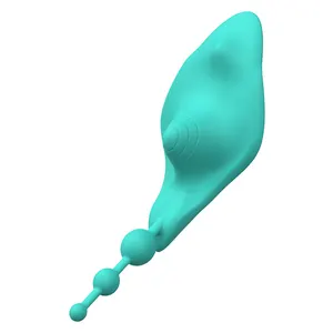Stimulation du clitoris et de l'anus à télécommande sans fil pour les rapports sexuels, dispositif de masturbation vibrant pour vêtements intérieurs féminins