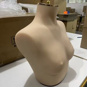 Mannequin <span class=keywords><strong>Buste</strong></span> Féminin en <span class=keywords><strong>Silicone</strong></span> Souple et Réaliste de Petite Taille pour Présentation de Soutiens-Gorge et Photographie – Vente en Gros - Product Image 2