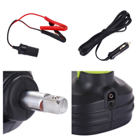 3t 5T 12V DC elektrik hidrolik araba asansörü Jack işıkları ile darbe anahtarı aleti kiti taşınabilir çok fonksiyonlu