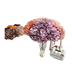 5 Têtes de Fleurs Artificielles en Soie Hortensia Grenade pour Mariage, Décoration Intérieure et Matériel d'Arrangement Floral - Product Image 5