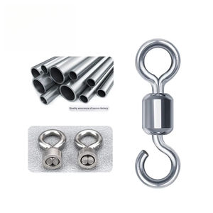 Yonglian nouvelle bouche ouverte anneau en forme de huit dégagement <span class=keywords><strong>rapide</strong></span> en acier inoxydable haute résistance à la traction joint torique pivotant pêche <span class=keywords><strong>carpe</strong></span> - Product Image 4