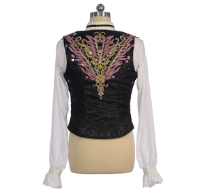 Chaqueta de <span class=keywords><strong>Ballet</strong></span> <span class=keywords><strong>para</strong></span> Hombre, Túnica de Danza Clásica Profesional <span class=keywords><strong>para</strong></span> Niño, <span class=keywords><strong>Ropa</strong></span> de <span class=keywords><strong>Ballet</strong></span> <span class=keywords><strong>para</strong></span> Actuación - Product Image 3