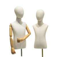 Mannequin gonflable Lavinia pour femme, en mousse PE, avec torse en silicone pour l'affichage de vêtements