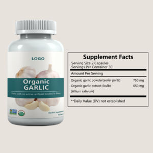 Oem Knoflook Extract Hoge Potentie Allicine Supplement Geurloze Knoflook <span class=keywords><strong>Capsules</strong></span> - Product Image 2