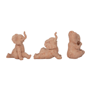 Resin <b>Elephant</b> Sculptures For Home Office Bathroom <b>Decor</b> Display Ornament - Product Image 3