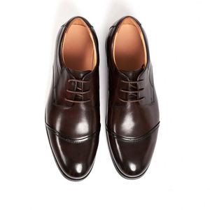 Chaussures habillées classiques pour hommes, style italien, en cuir de vache véritable, design Oxford, adaptées au travail et aux mariages, hiver comme été - Product Image 6