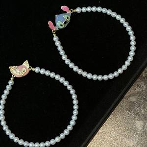 Cartoon Animal Shaped Freshwater Pearl Bracelet Fashion Charm <b>Jewelry</b> New From for Ali <b>Stitch</b> Anime <b>Jewelry</b> Collection - Product Image 3